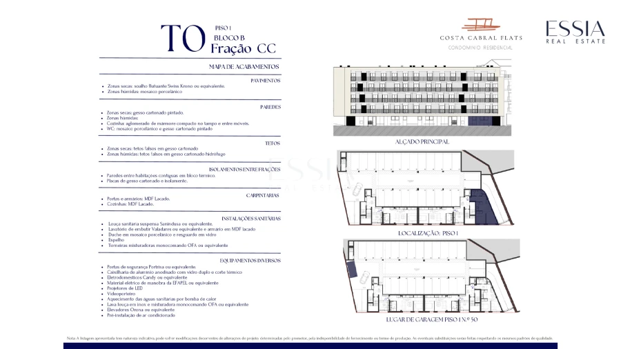 Apartamento T0 para Venda em Paranhos Planta 2