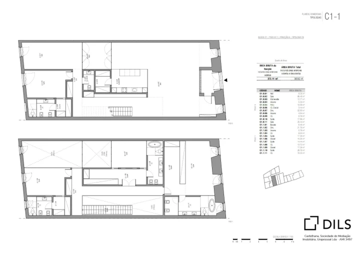 Apartamento T5 para Venda em Belém Planta 1