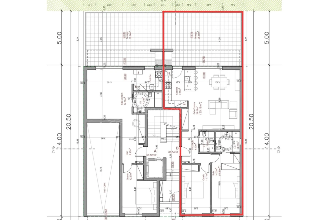 Apartamento T2 para Venda em Fernao Ferro Foto 22