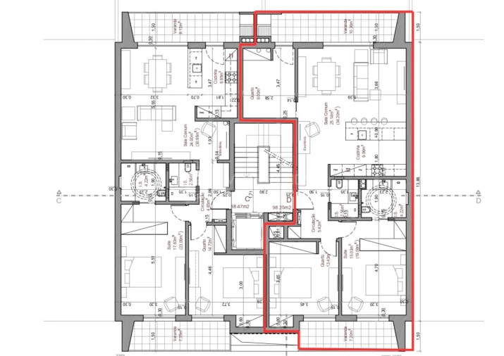 Apartamento T3 para Venda em Fernao Ferro Foto 22