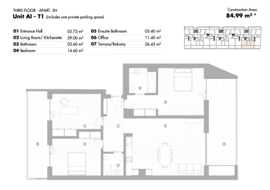 Apartamento T1 para Venda em Lagos (São Sebastião e Santa Maria)