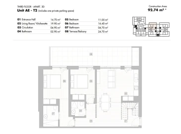 Apartamento T2 para Venda em Lagos (São Sebastião e Santa Maria)