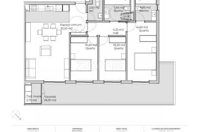 Apartamento T3 para Venda em Valongo