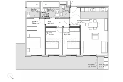 Apartamento T3 para Venda em Valongo