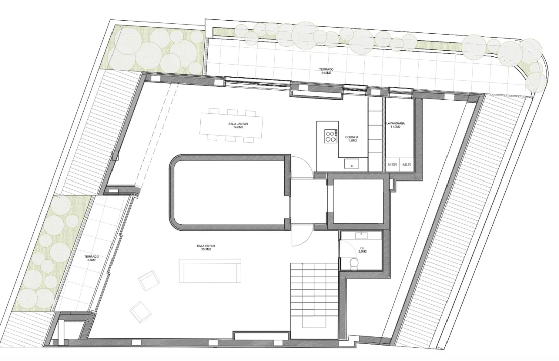 Apartamento T3 para Venda em São Bernardo Planta 2