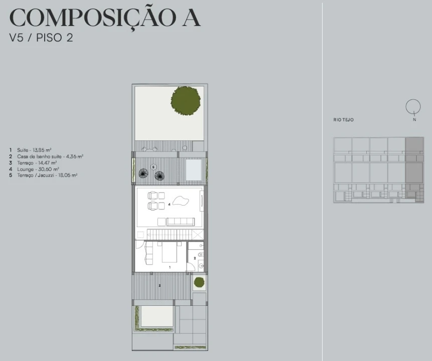 Moradia T5 para Venda em Alcantara Planta 3