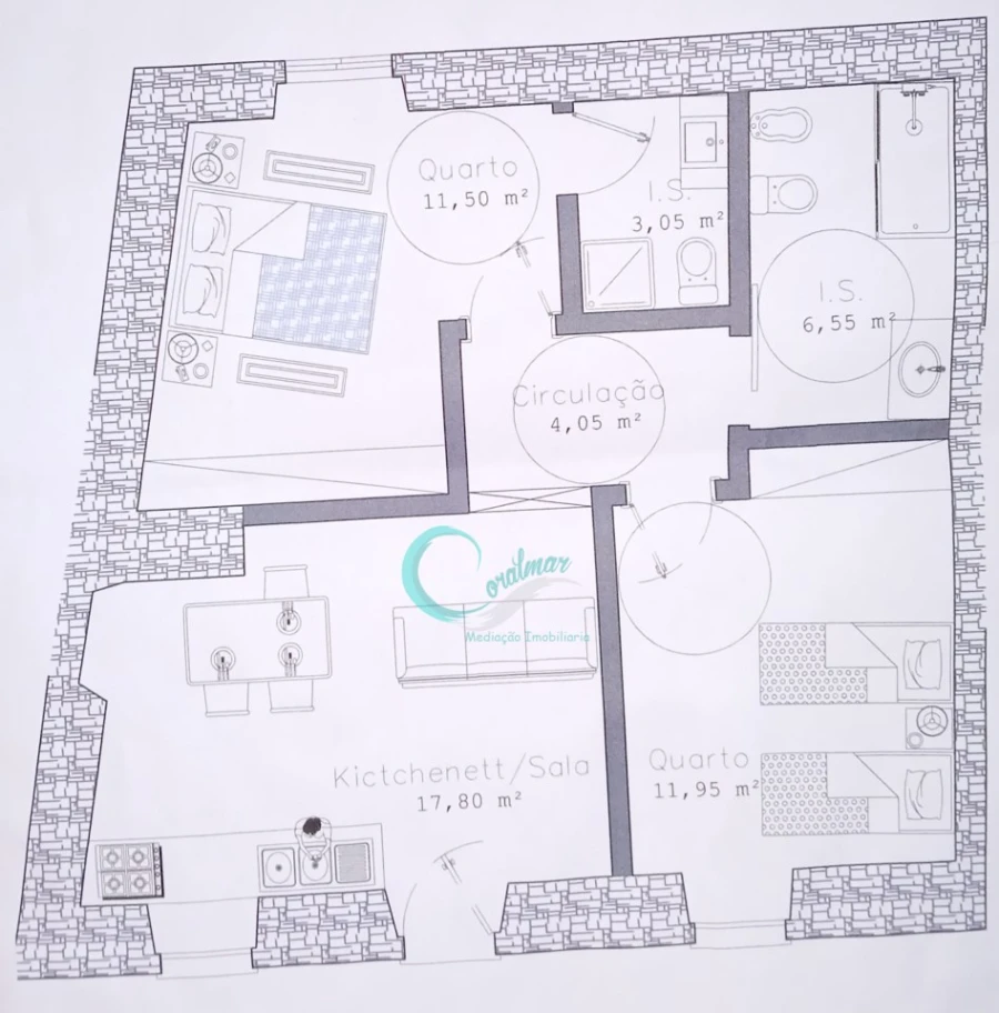 Apartamento T2 para Venda em Veiros Foto 2
