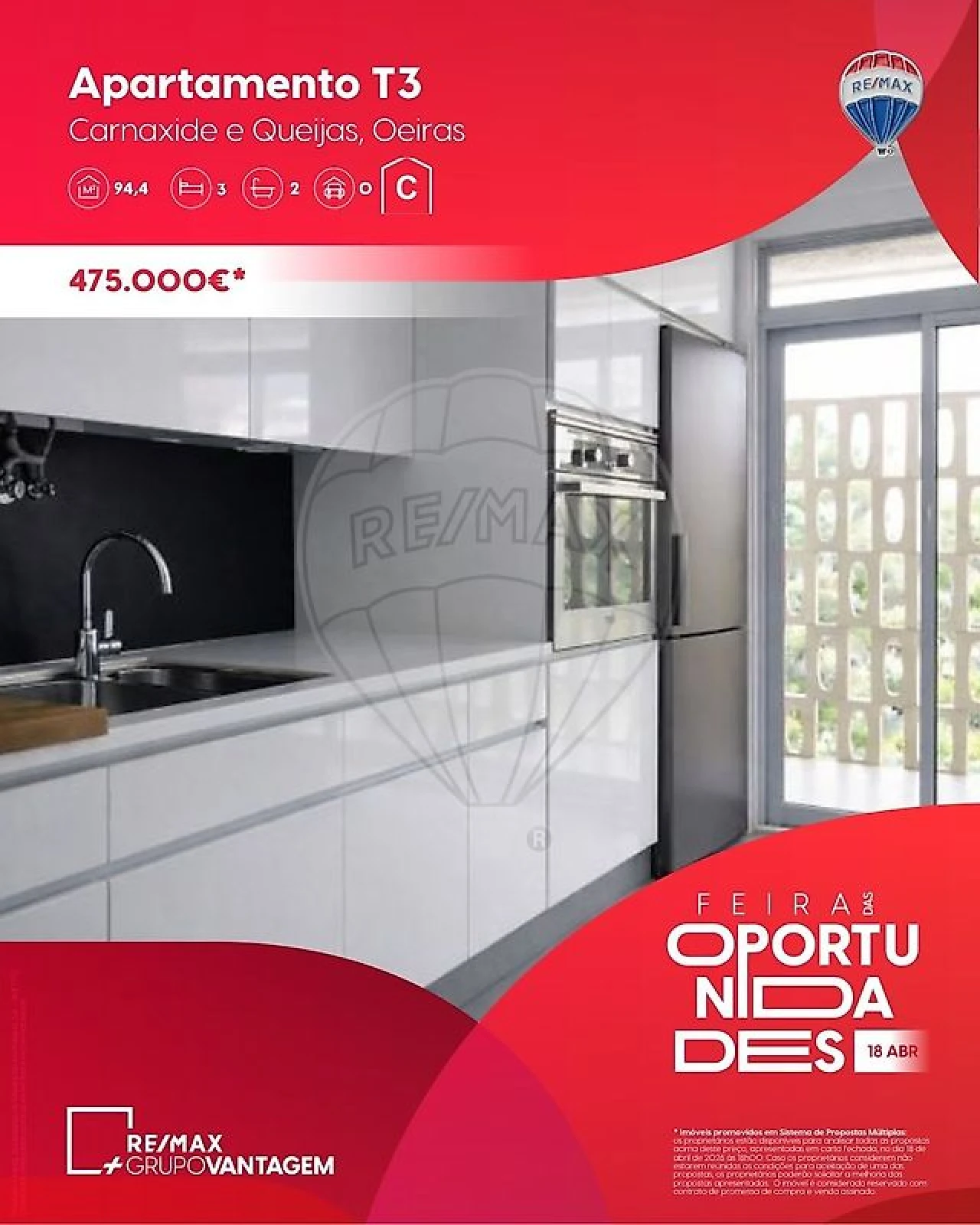 Apartamento T3 para Venda em Carnaxide e Queijas Foto 38