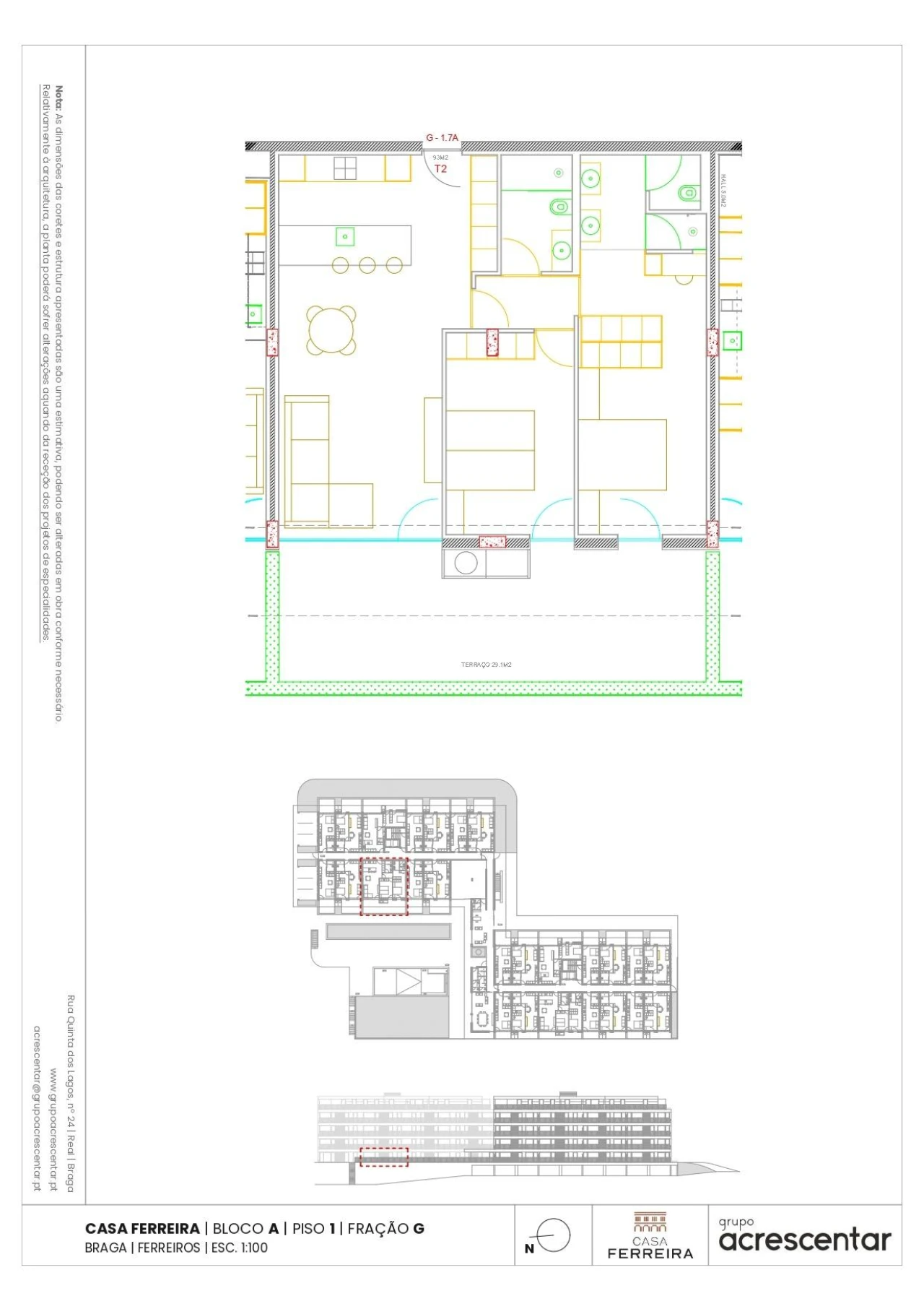 Apartamento T2 para Venda em Ferreiros e Gondizalves Foto 25