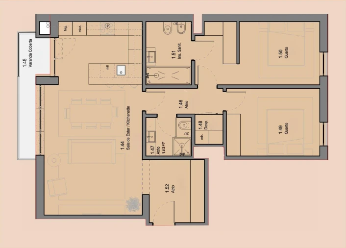 Apartamento T2 para Venda em Sines Foto 21