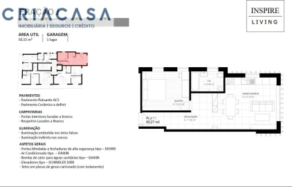 Apartamento T1 para Venda em Viseu
