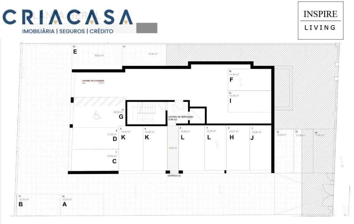 Apartamento T1 para Venda em Viseu Foto 5