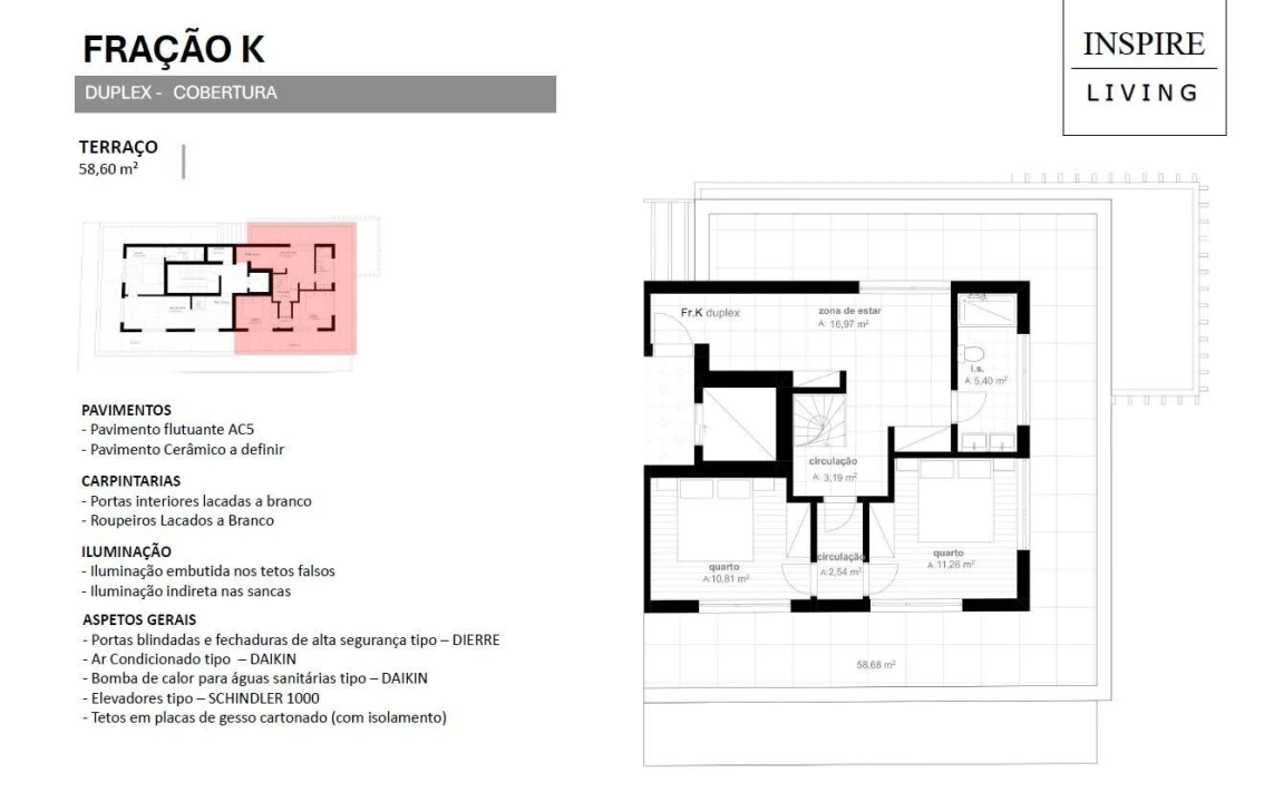 Apartamento T4 para Venda em Viseu Foto 5