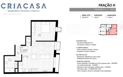 Apartamento T3 para Venda em Viseu