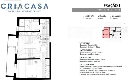Apartamento T2 para Venda em Viseu