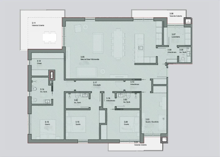 Apartamento T4 para Venda em Sines Foto 22
