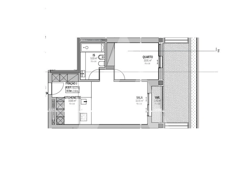 Apartamento T1 para Venda em Glória e Vera Cruz Foto 20