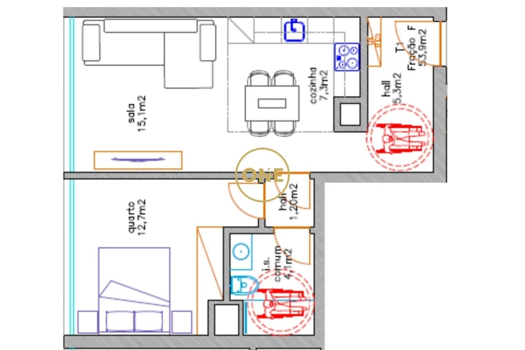 Apartamento T1 para Venda em Antas e Abade de Vermoim Foto 4