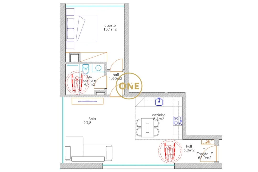 Apartamento T1 para Venda em Antas e Abade de Vermoim Foto 4
