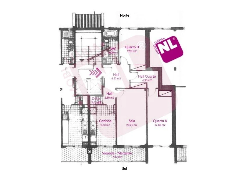 Apartamento T2 para Arrendamento em Lumiar Foto 23