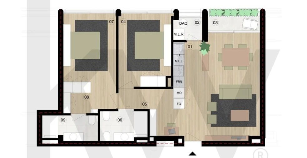 Apartamento T2 para Venda em Matosinhos e Leça da Palmeira Foto 22