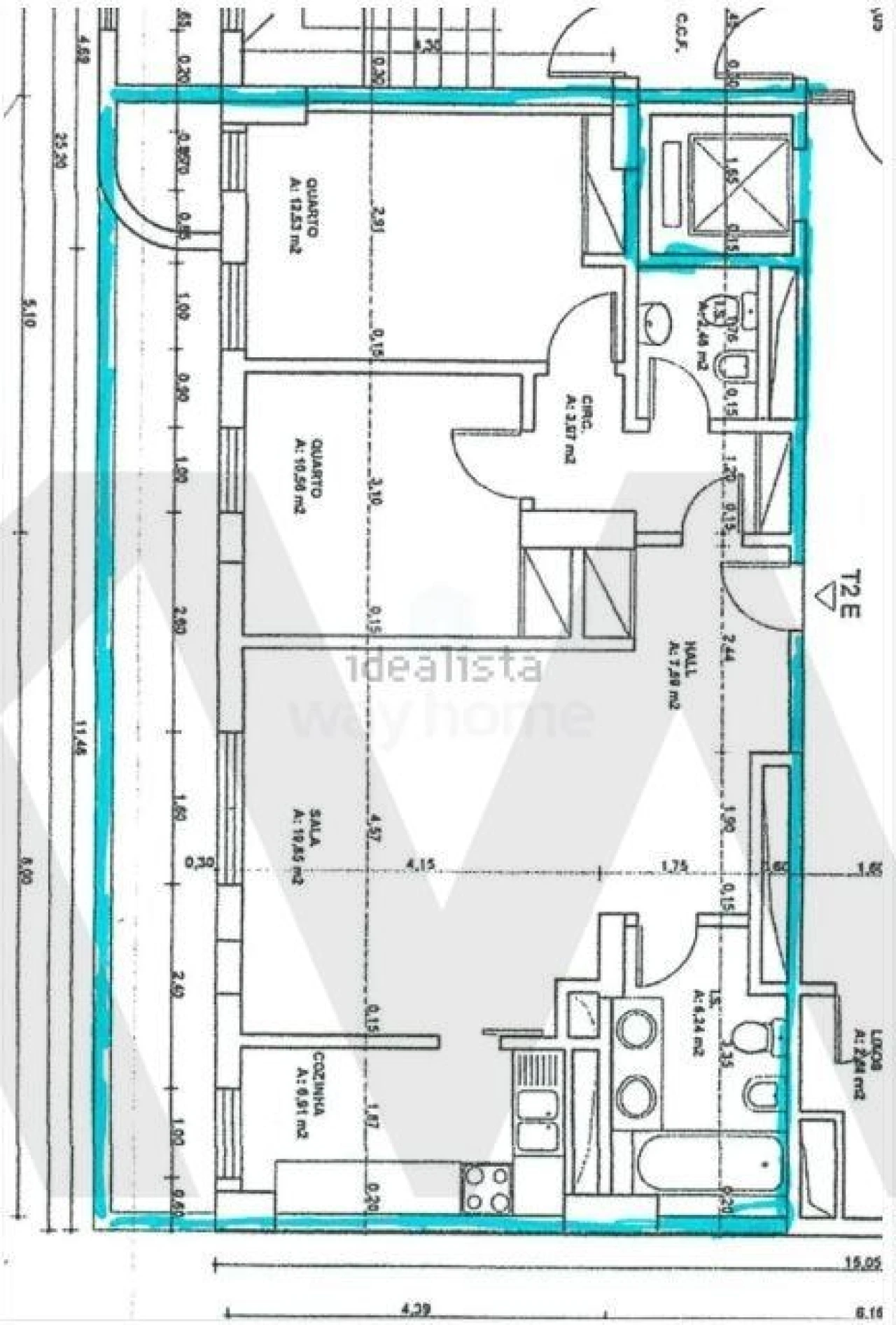 Apartamento T2 para Venda em Beato Foto 16