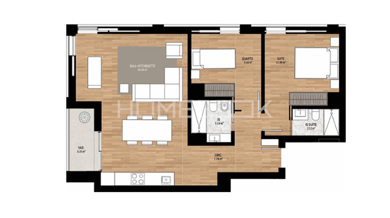 Apartamento T2 para Venda em Glória e Vera Cruz Foto 16