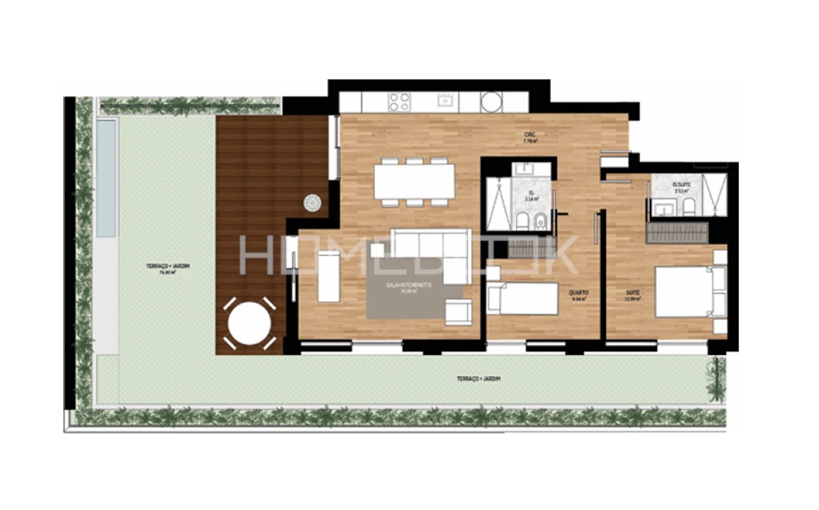 Apartamento T2 para Venda em Glória e Vera Cruz Foto 16