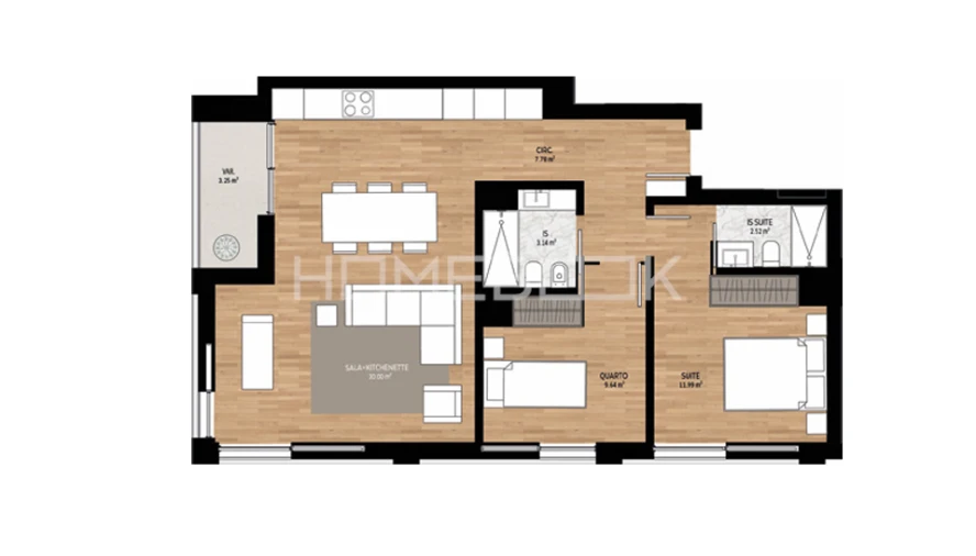 Apartamento T2 para Venda em Glória e Vera Cruz Foto 16