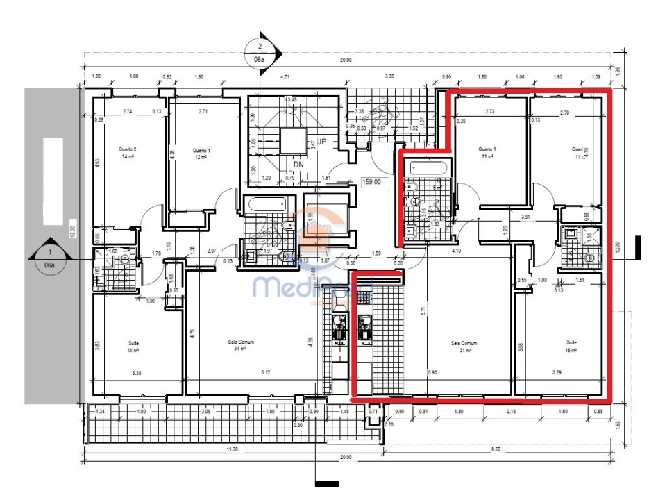Apartamento T3 para Venda em Santo António dos Cavaleiros e Frielas Foto 13