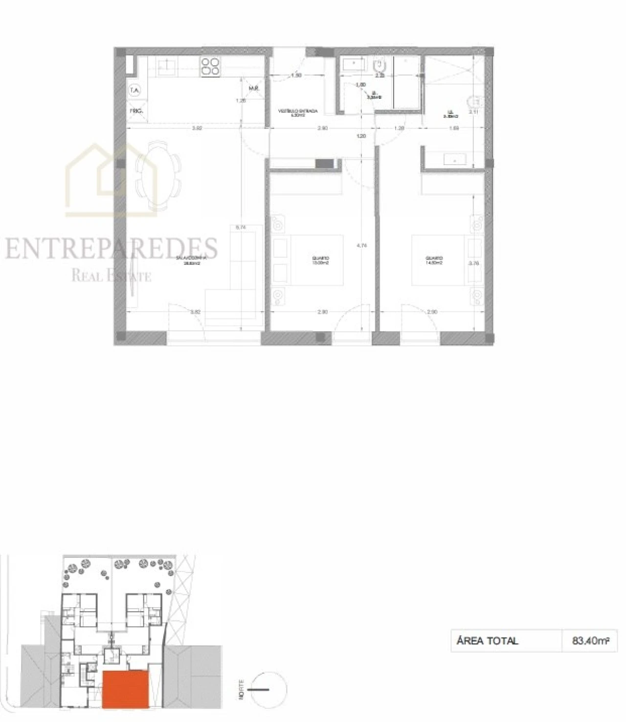 Apartamento T2 para Venda em Campanhã Foto 28