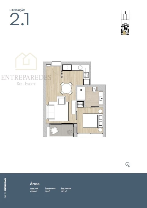 Apartamento T1 para Venda em Lordelo do Ouro e Massarelos