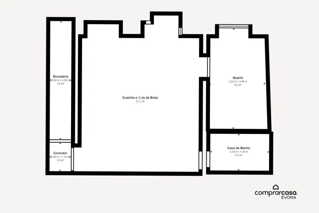 Moradia T1 para Arrendamento em Viana do Alentejo Foto 11