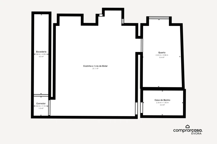 Moradia T1 para Arrendamento em Viana do Alentejo Foto 11