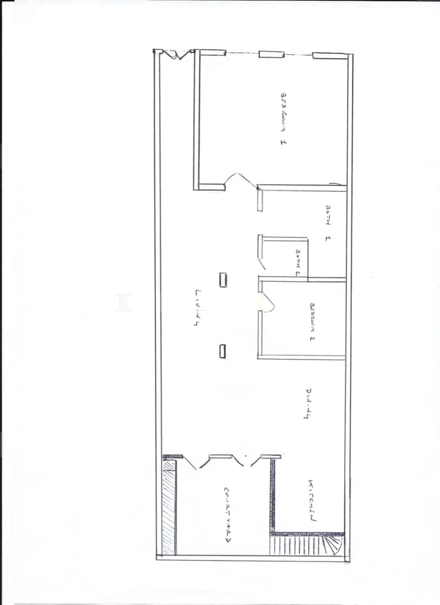 Moradia T1 para Venda em Olhão Planta 1