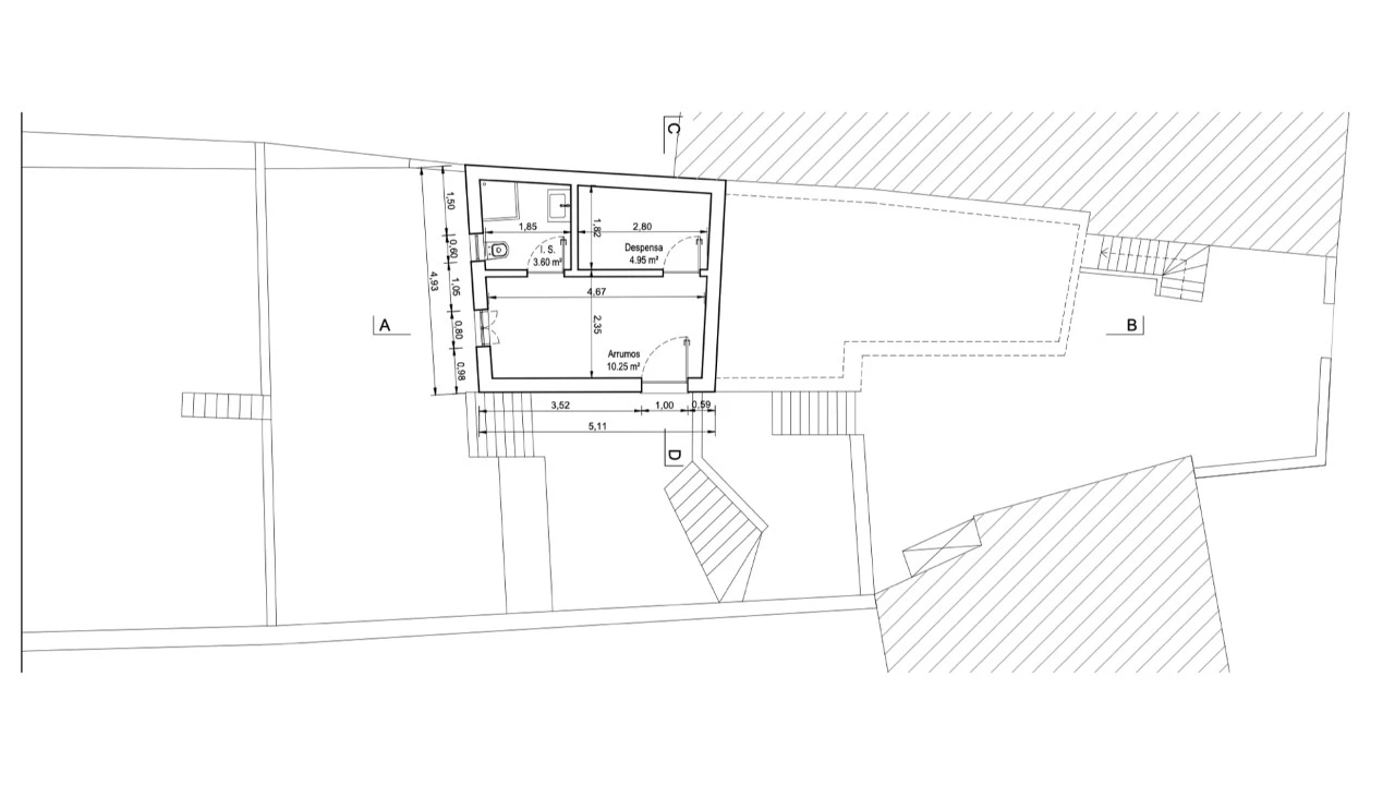 Moradia T1 para Venda em São Bartolomeu de Messines Planta 2