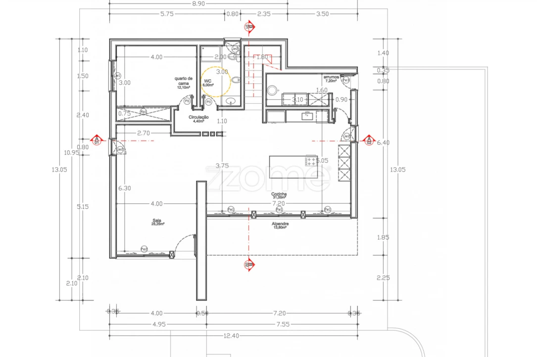 Moradia T1 para Venda em Prainha Foto 16