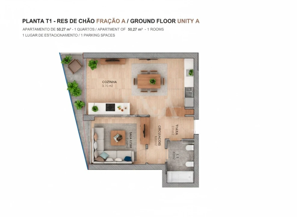 Apartamento T1 para Venda em Tavira (Santa Maria e Santiago) Foto 2