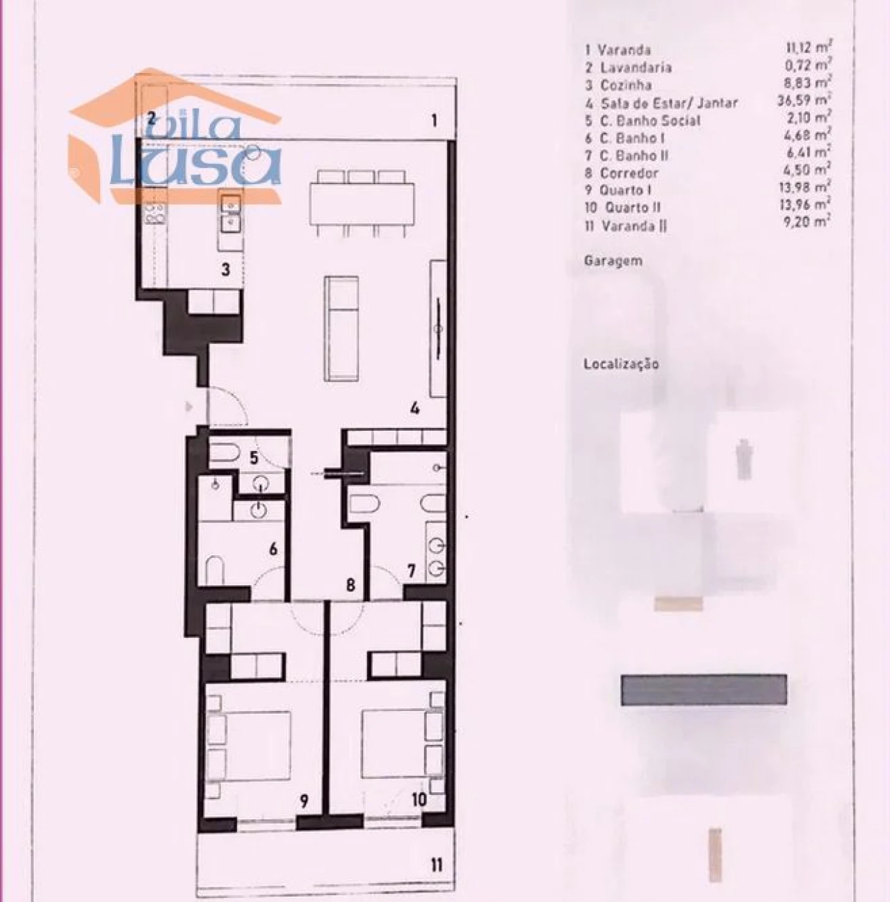 Apartamento T2 para Venda em Mafamude e Vilar do Paraíso Foto 23