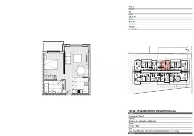 Apartamento T1 para Arrendamento em Gulpilhares e Valadares