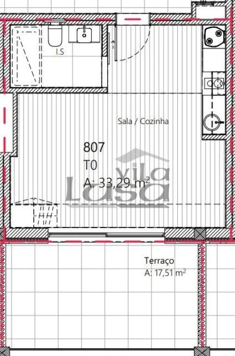Apartamento T0 para Venda em Mafamude e Vilar do Paraíso