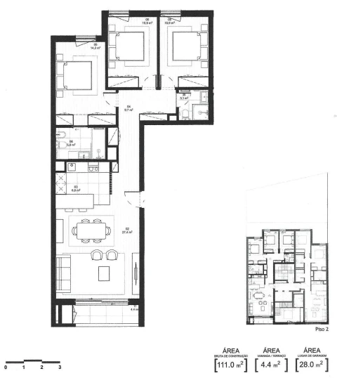 Apartamento T3 para Venda em Matosinhos e Leça da Palmeira