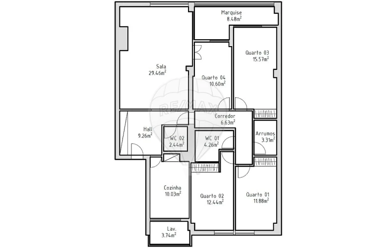 Apartamento T4 para Arrendamento em Ramalde Foto 24