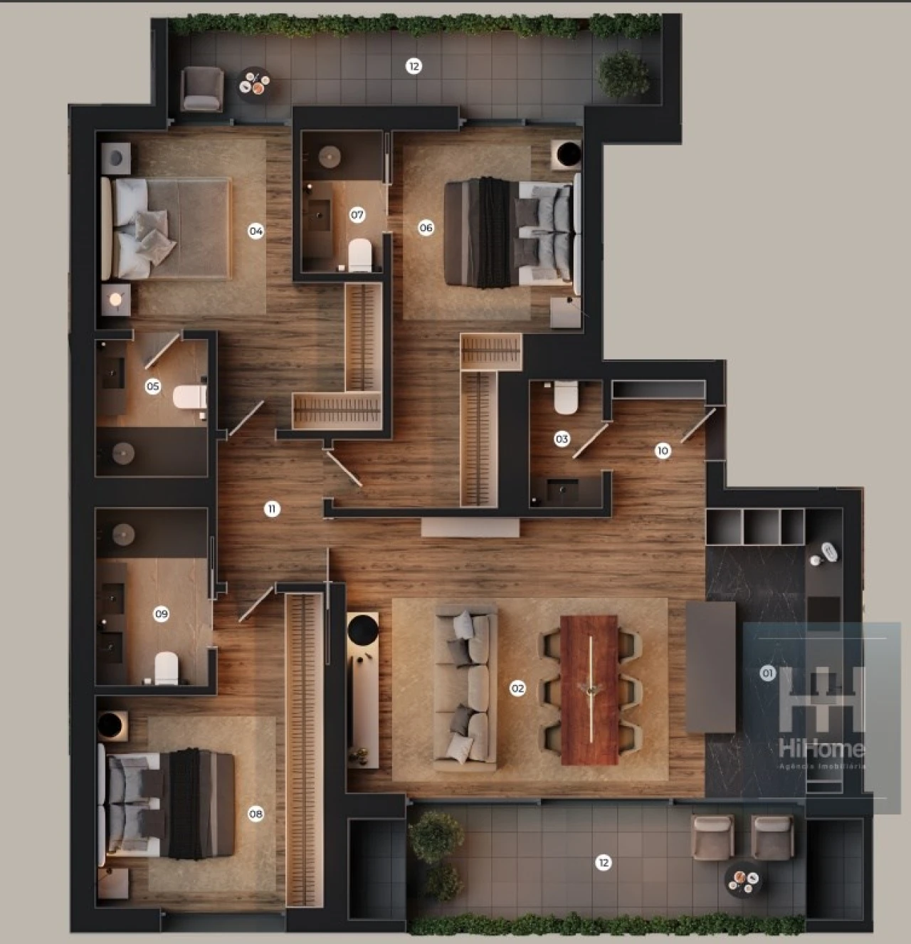 Apartamento T3 para Venda em Santo Antonio Foto 9