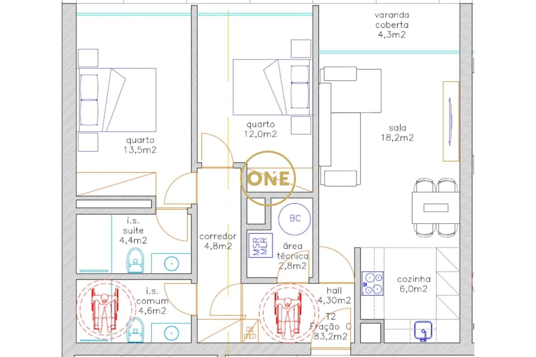 Apartamento T2 para Venda em Antas e Abade de Vermoim Foto 4