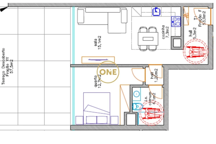 Apartamento T1 para Venda em Antas e Abade de Vermoim Foto 4