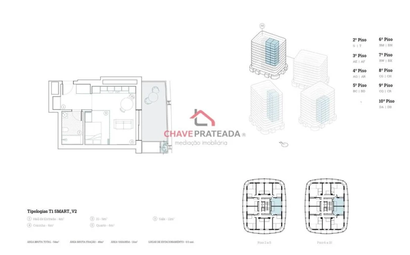 Apartamento T1 para Venda em Paranhos Foto 12