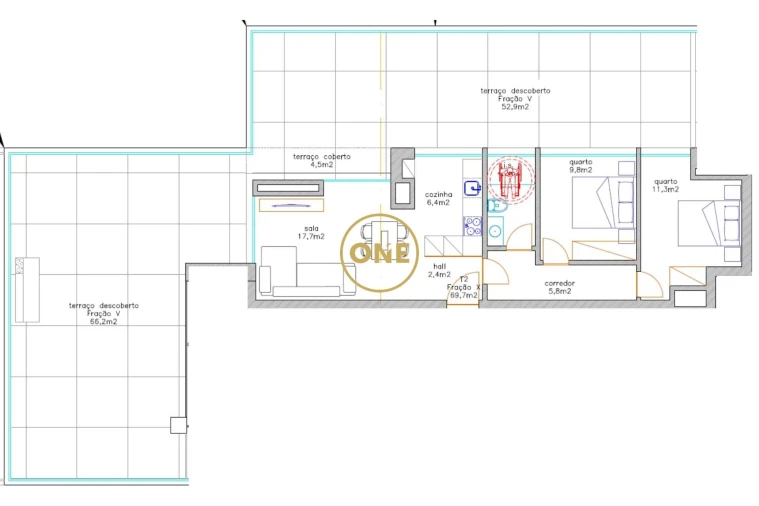 Apartamento T2 para Venda em Antas e Abade de Vermoim Foto 4