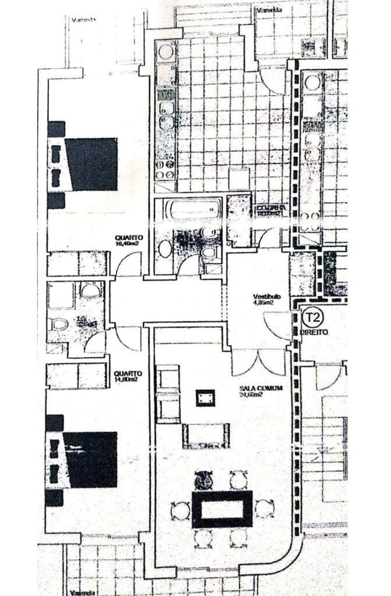 Apartamento T2 para Venda em Montenegro Foto 34