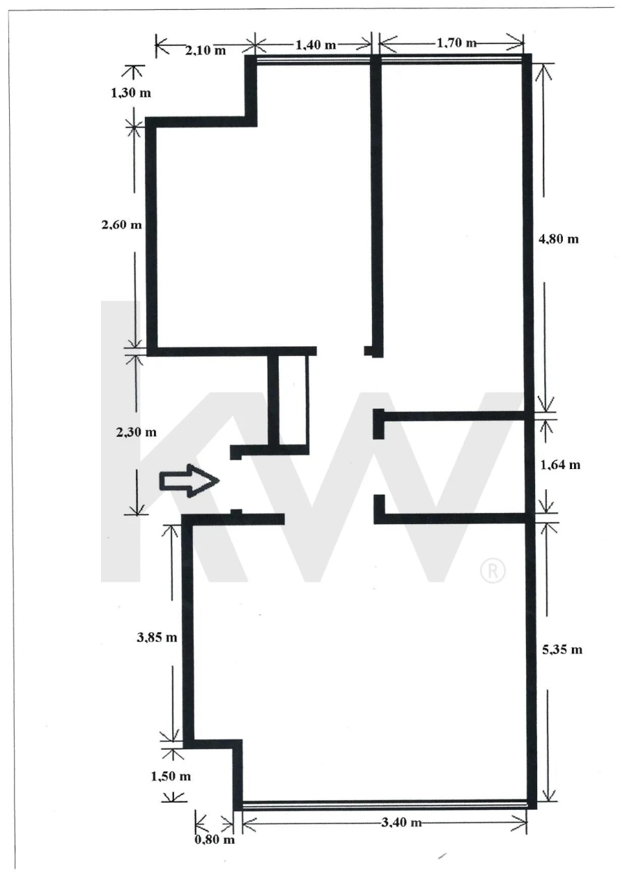 Apartamento T1 para Arrendamento em Avenidas Novas Foto 27